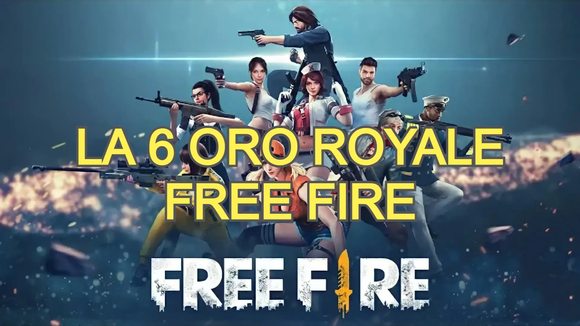 La 6 oro royale free fire más facheras de la historia